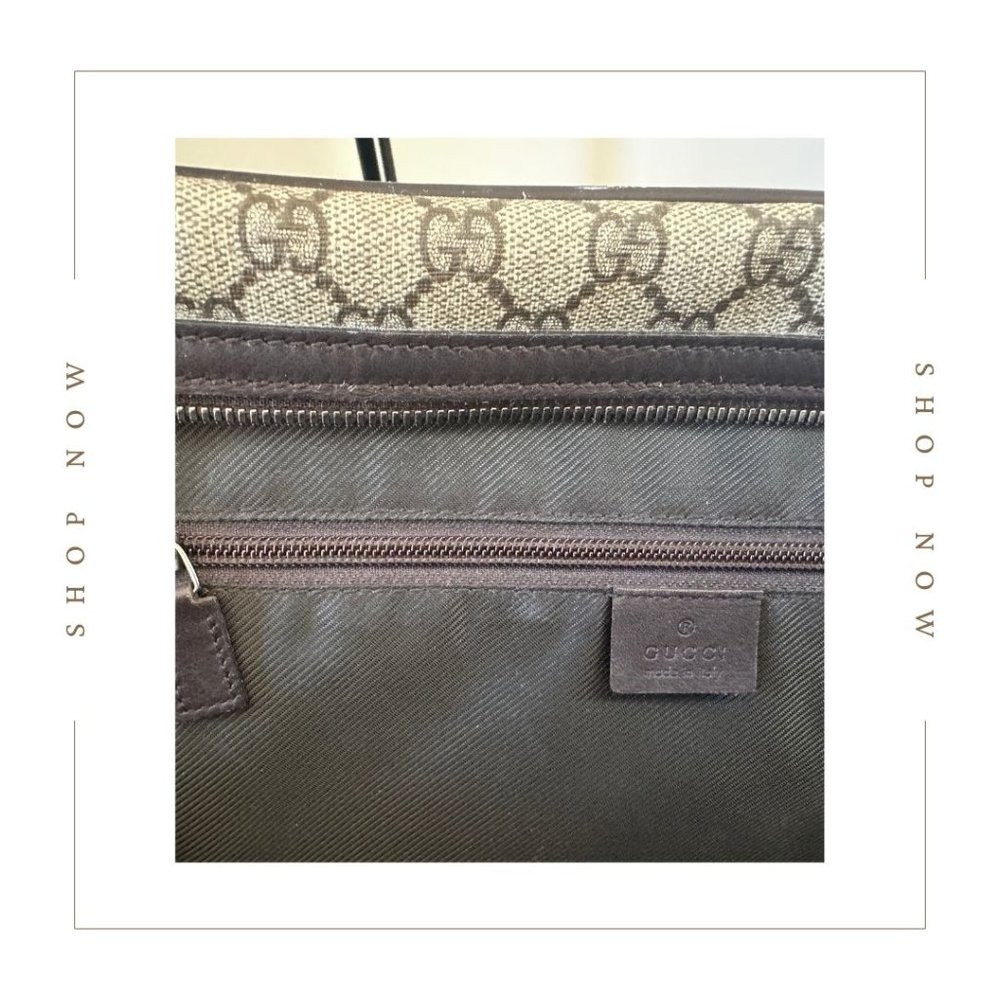 Vintage Gucci GG Supreme Canvas Satchel - Picture 16 of 16